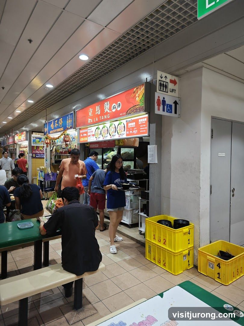 Food Stall with Diners