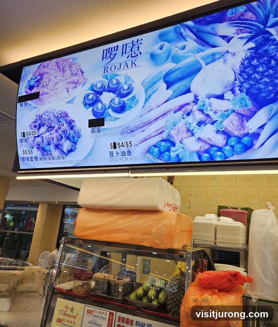 Rojak Menu