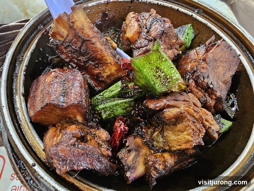 Braised Pork Ribs with Okra