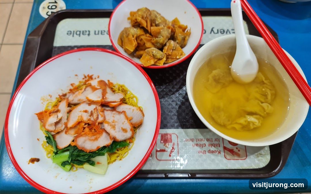 Char Siew Noodles with Wontons