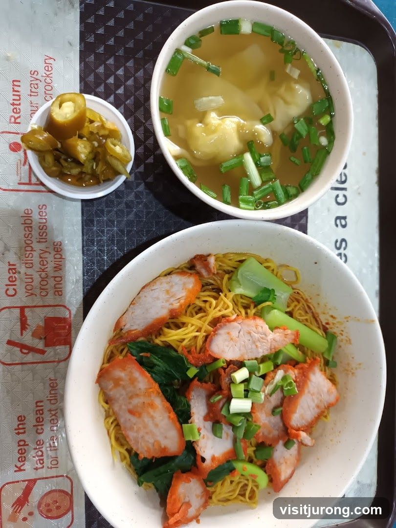 Noodles with Char Siu and Wonton Soup