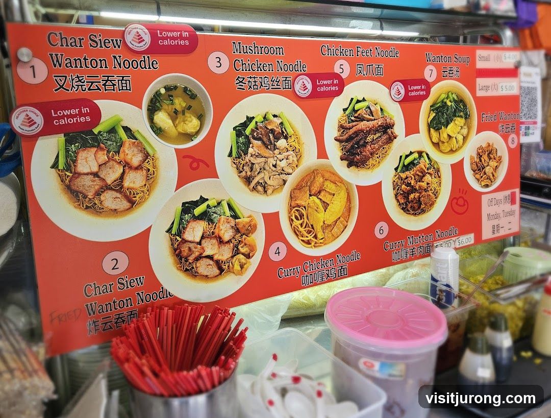 Noodle Menu