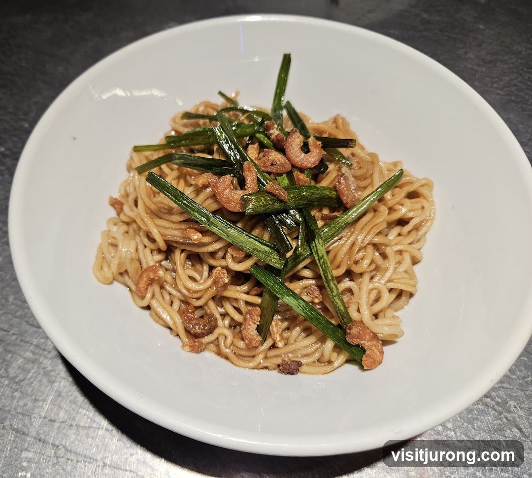 Noodles with Shrimp and Scallions