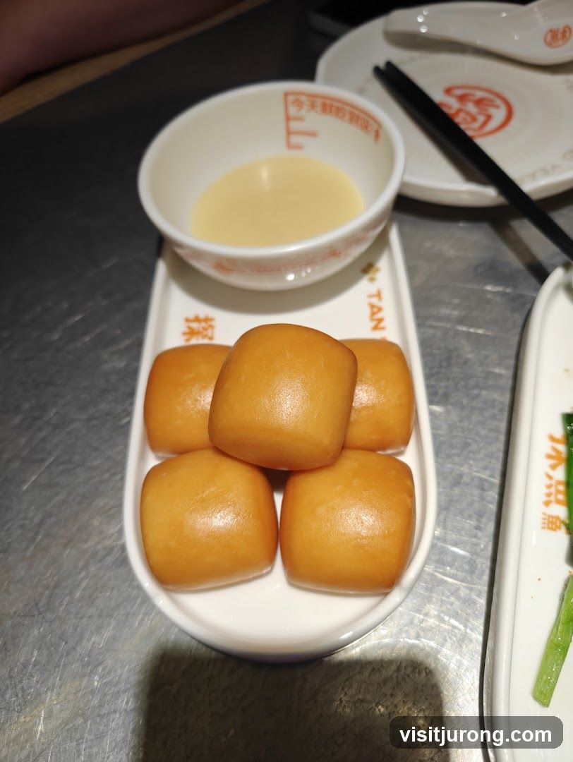 Fried Mantou Buns with Condensed Milk