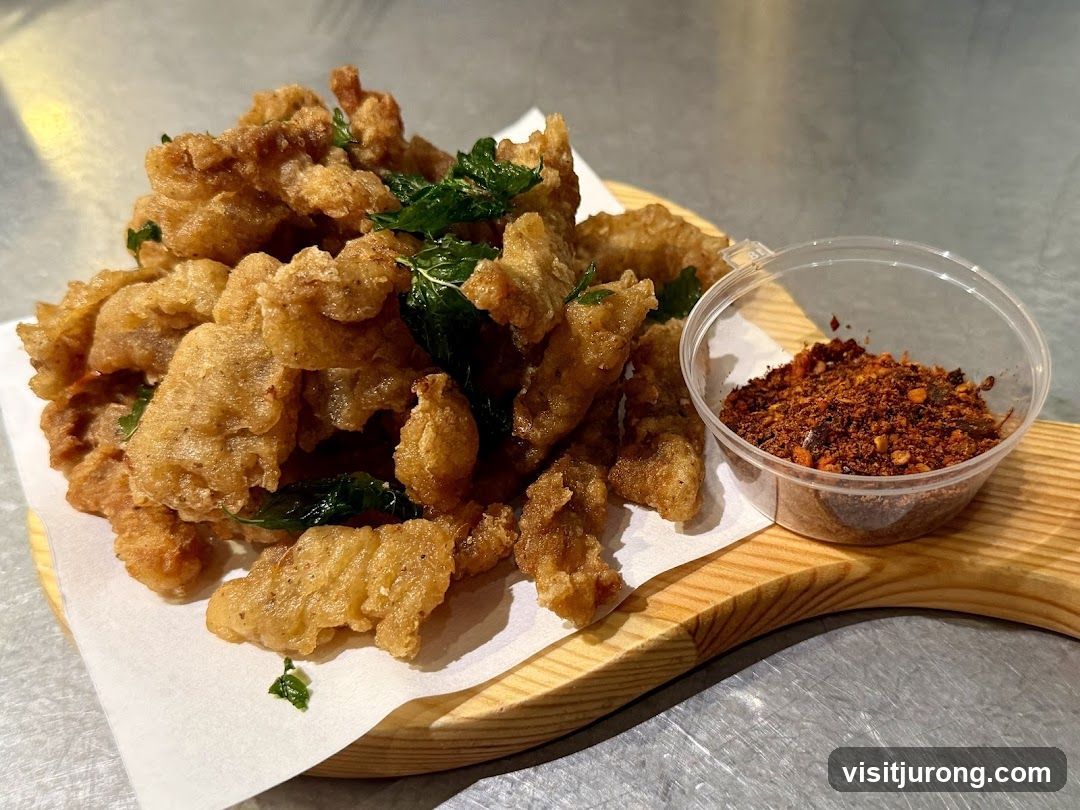 Fried Chicken Bites with Chili Flakes