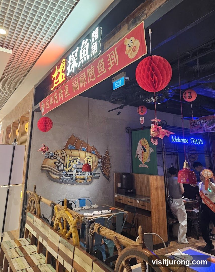 Restaurant Interior with Fish Theme