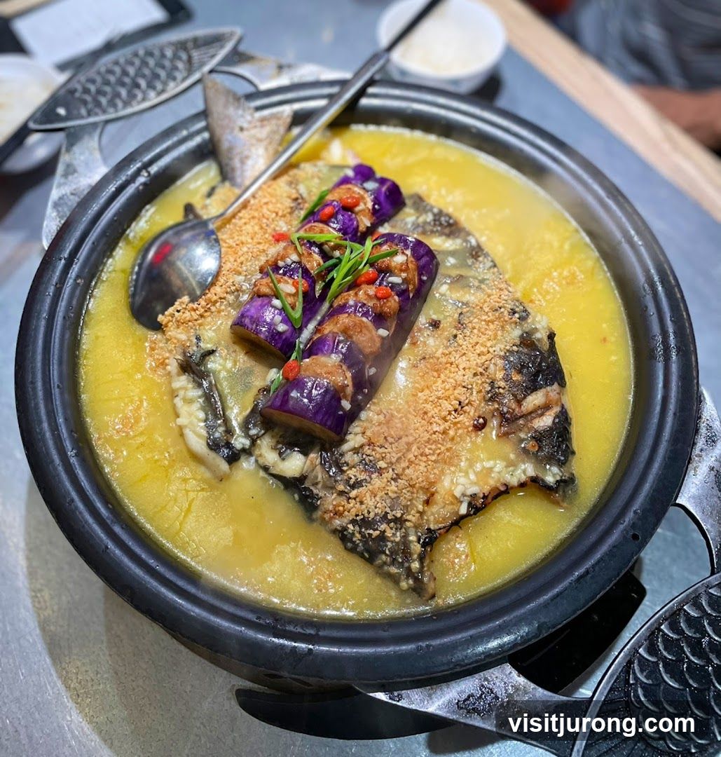 Steamed Fish with Eggplant