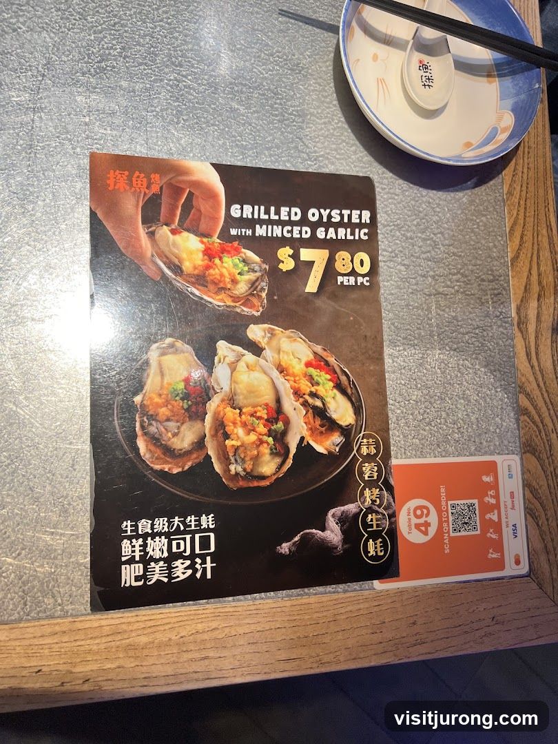 Grilled Oyster with Minced Garlic