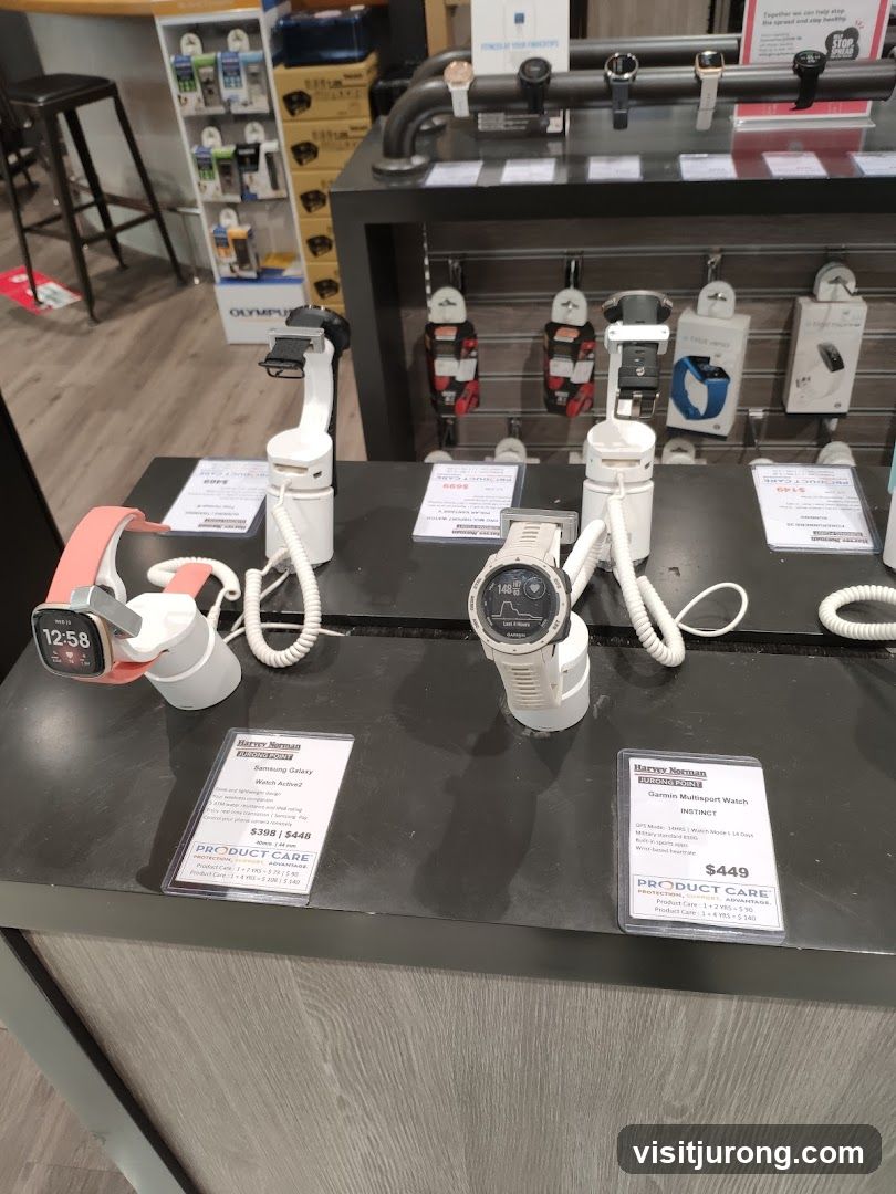 Smartwatches on Display
