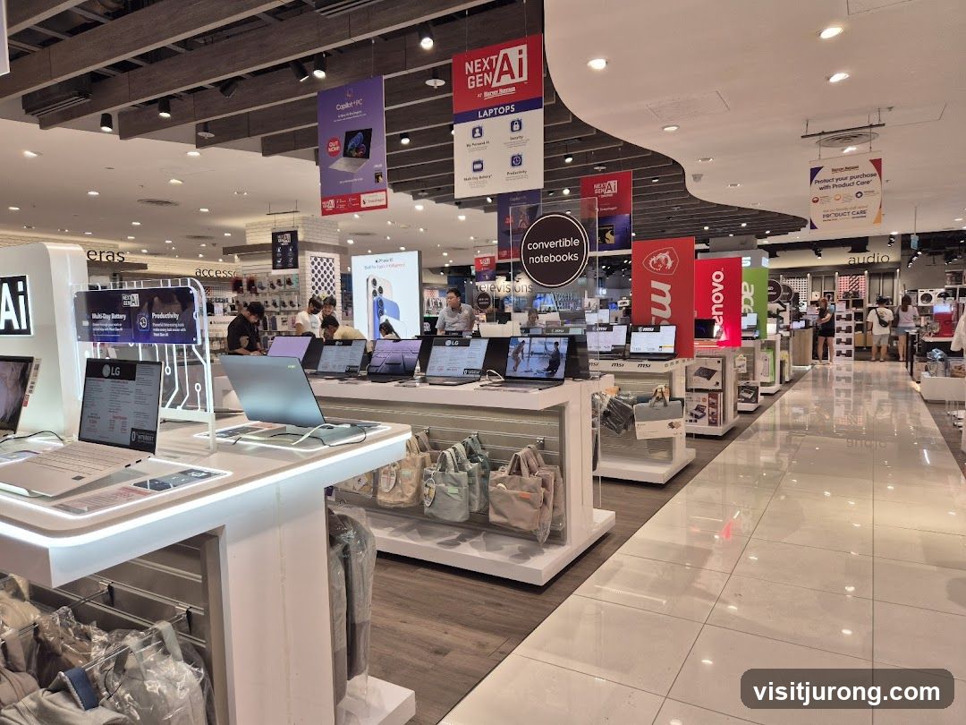 Electronics Store Interior