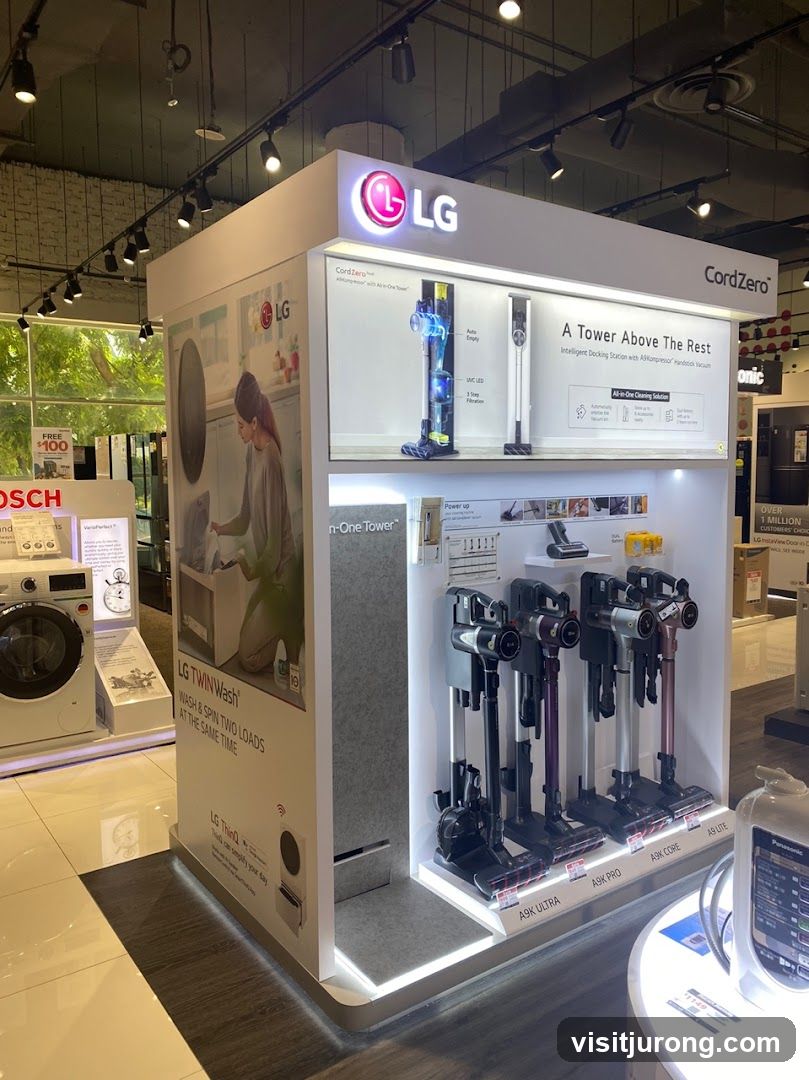 LG CordZero Vacuum Display