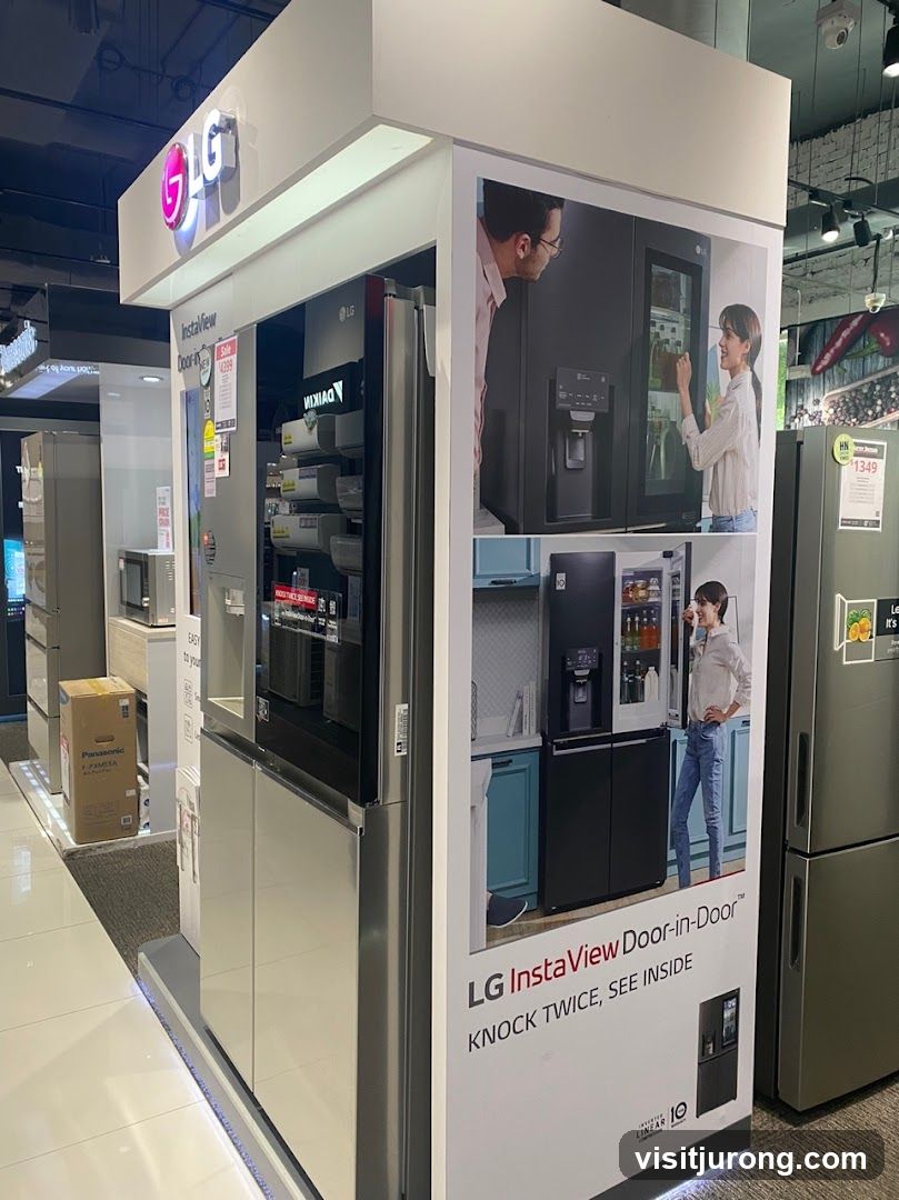 LG InstaView Refrigerator Display