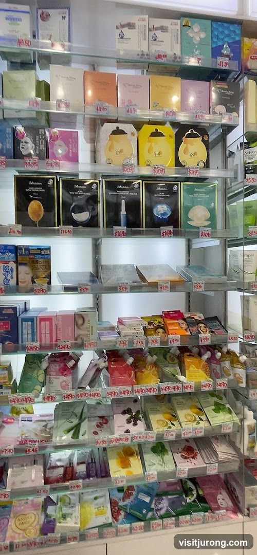 Skincare Products on Shelves
