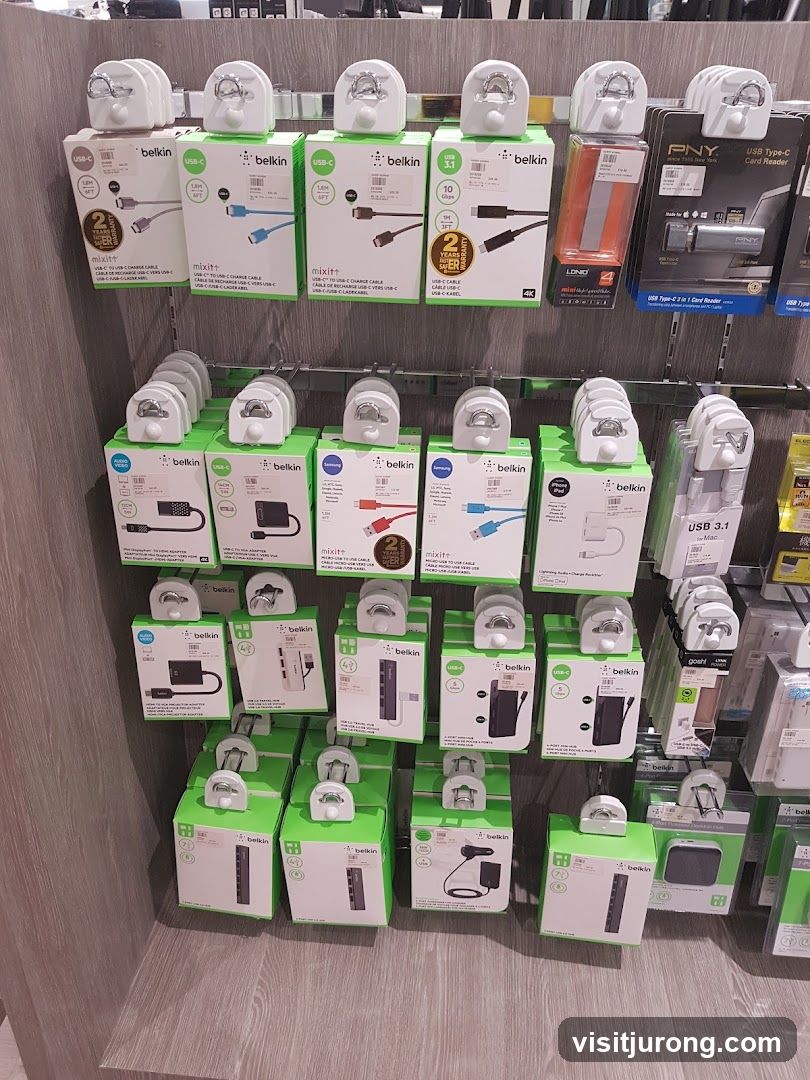 Belkin and PNY electronic accessories