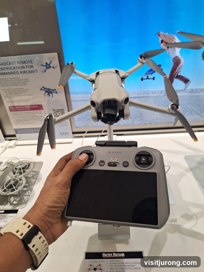 Drone and Remote Controller Display