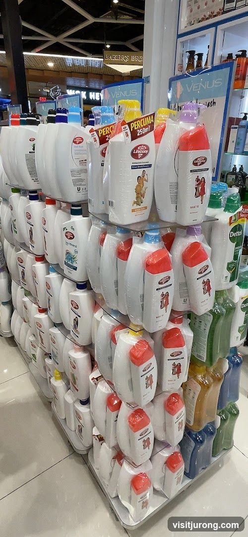 Shampoo and Body Wash Display