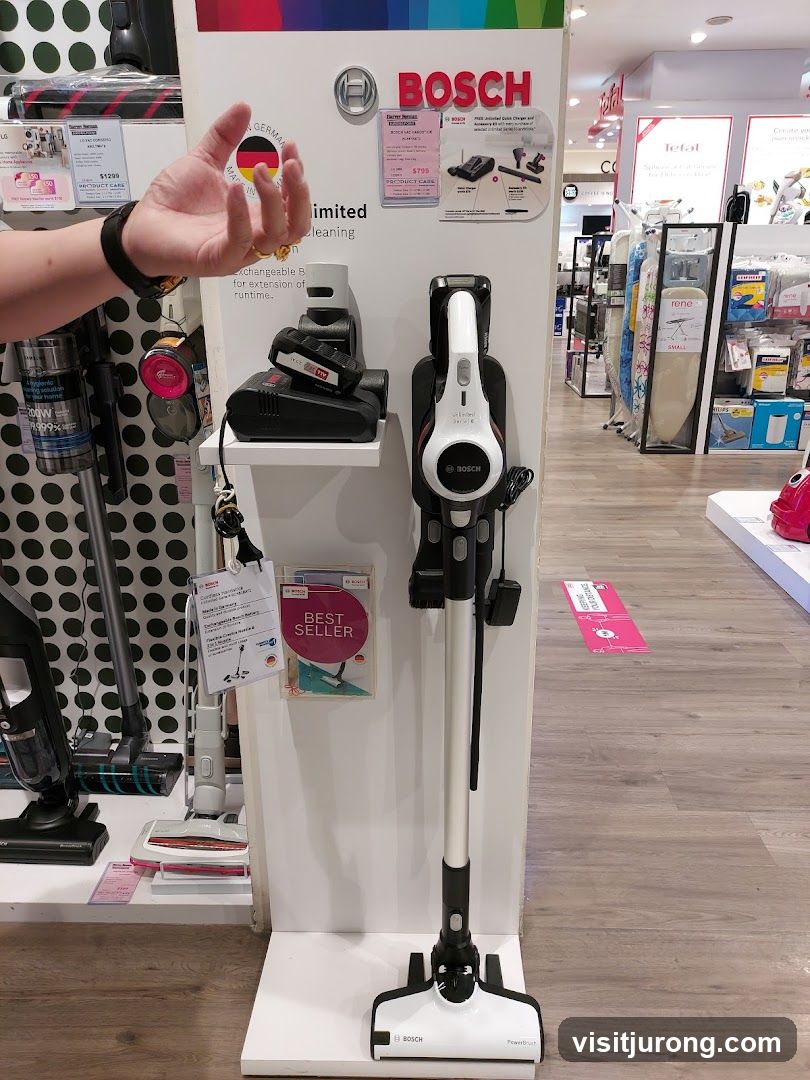 Bosch Vacuum Cleaners Display