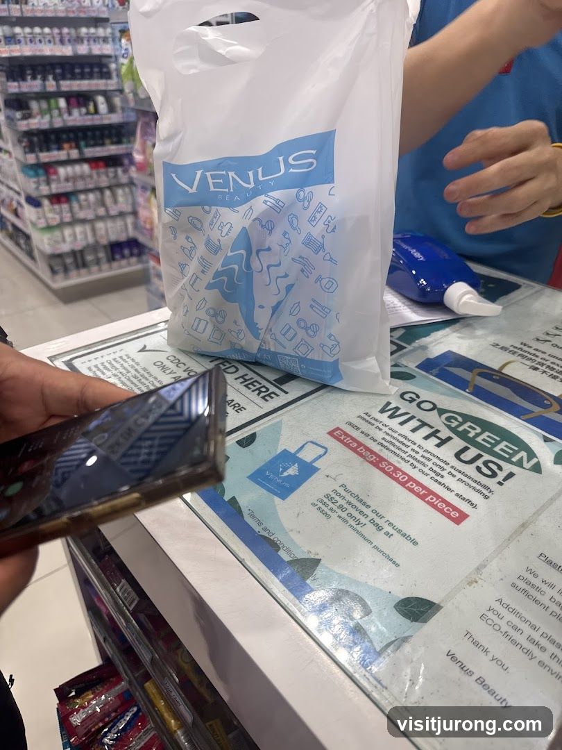 Venus Beauty Bag and Signage