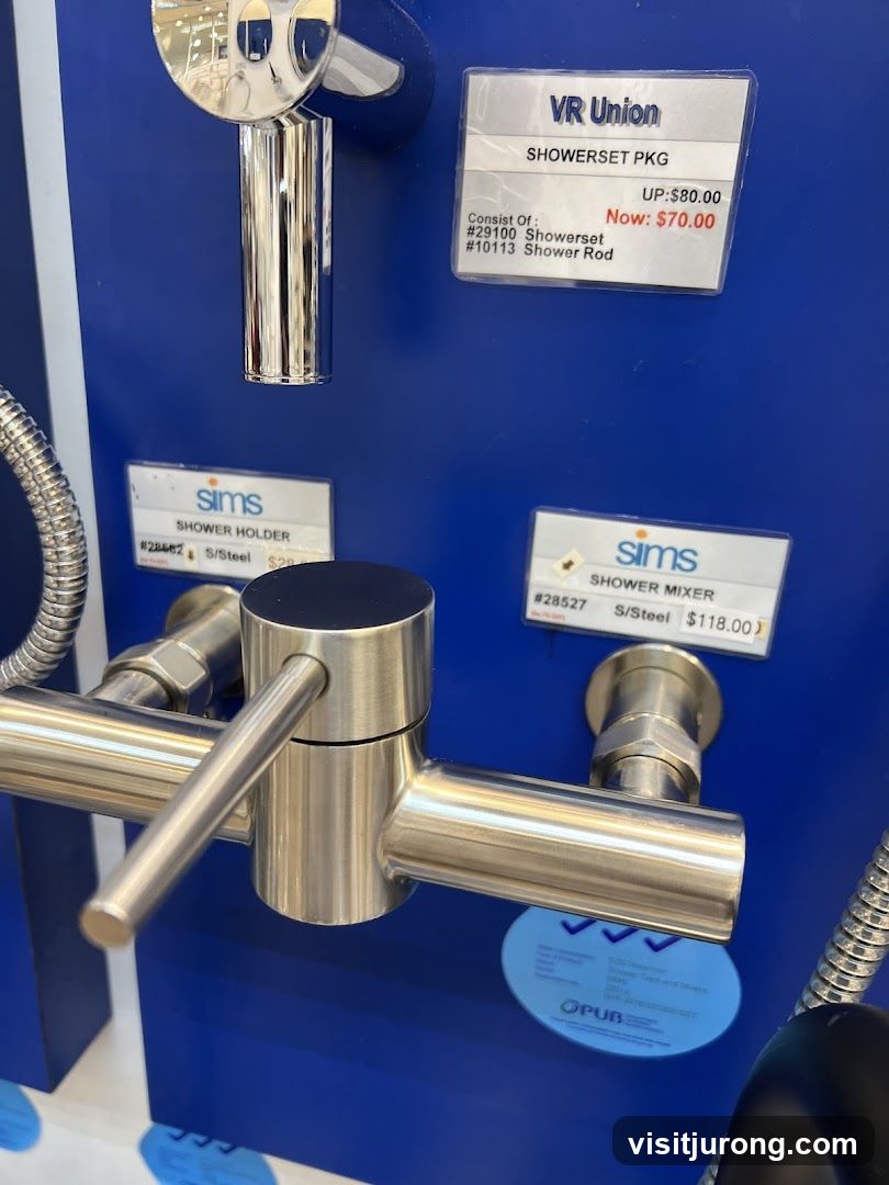 Bathroom Fixtures Display
