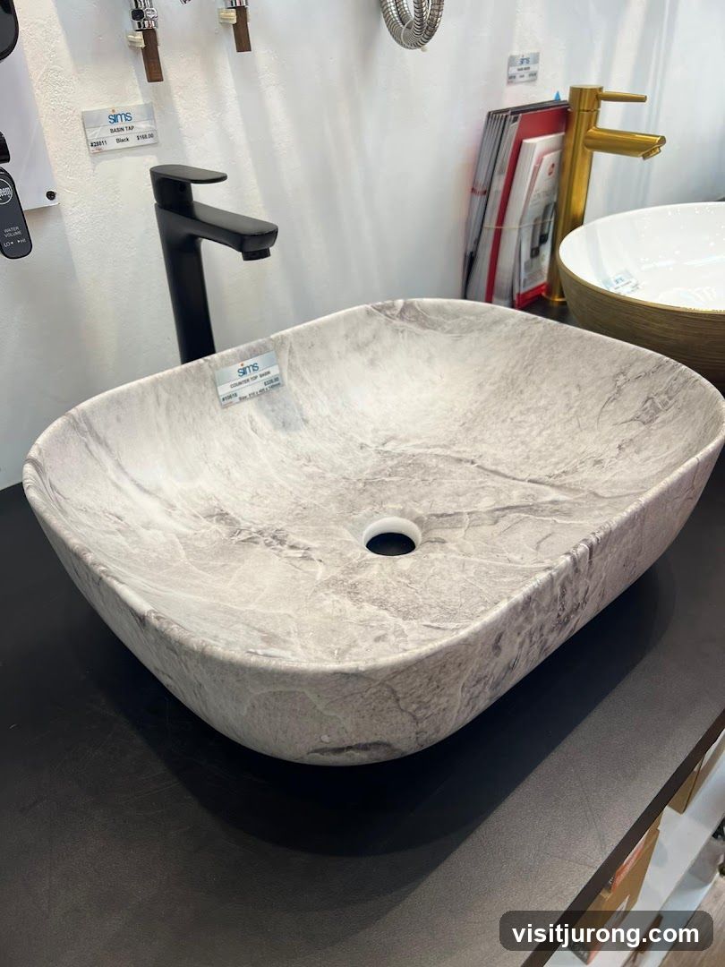 Bathroom Sink and Faucet Display