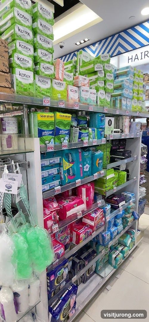 Feminine Hygiene Products Display