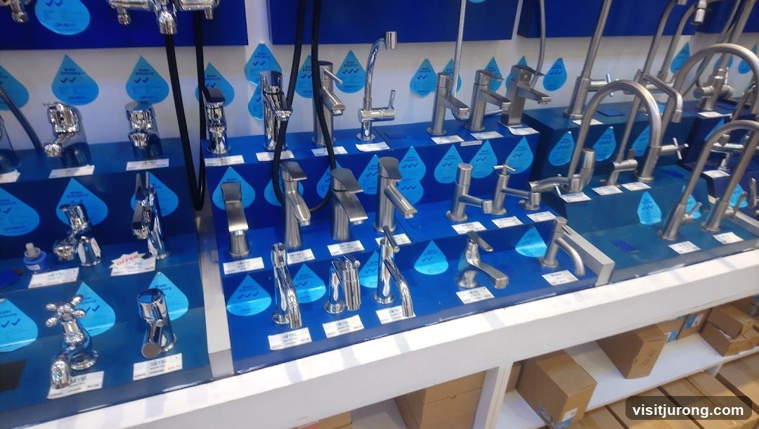 Display of Faucets