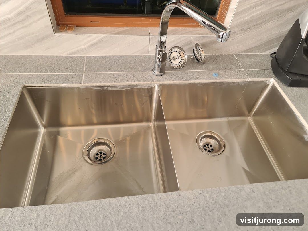 Double Kitchen Sink