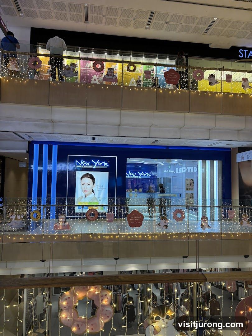 New York Skin Solutions Storefront with Decorations