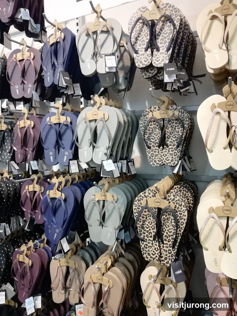 Flip-flops on display