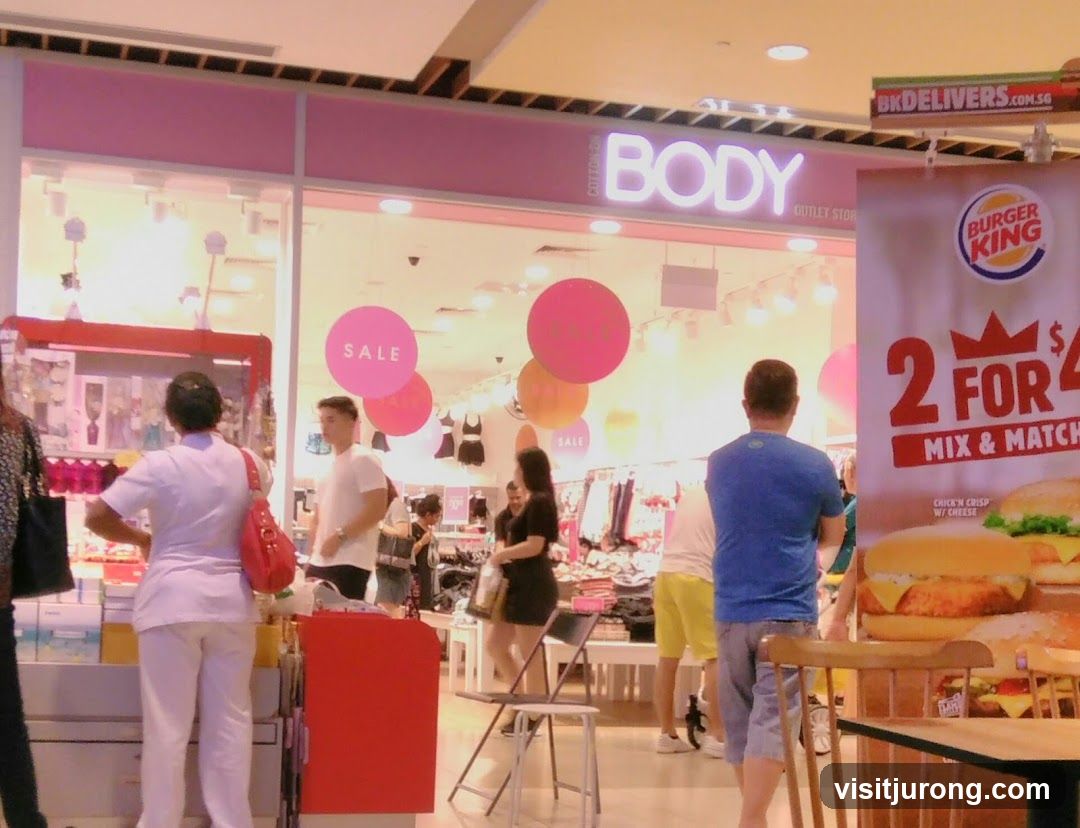 Burger King and Cotton On Body Store