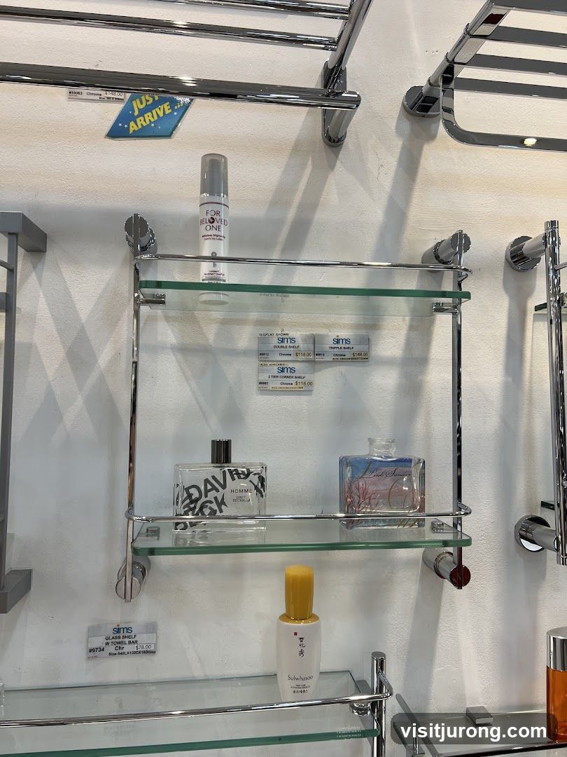 Bathroom Shelving Display