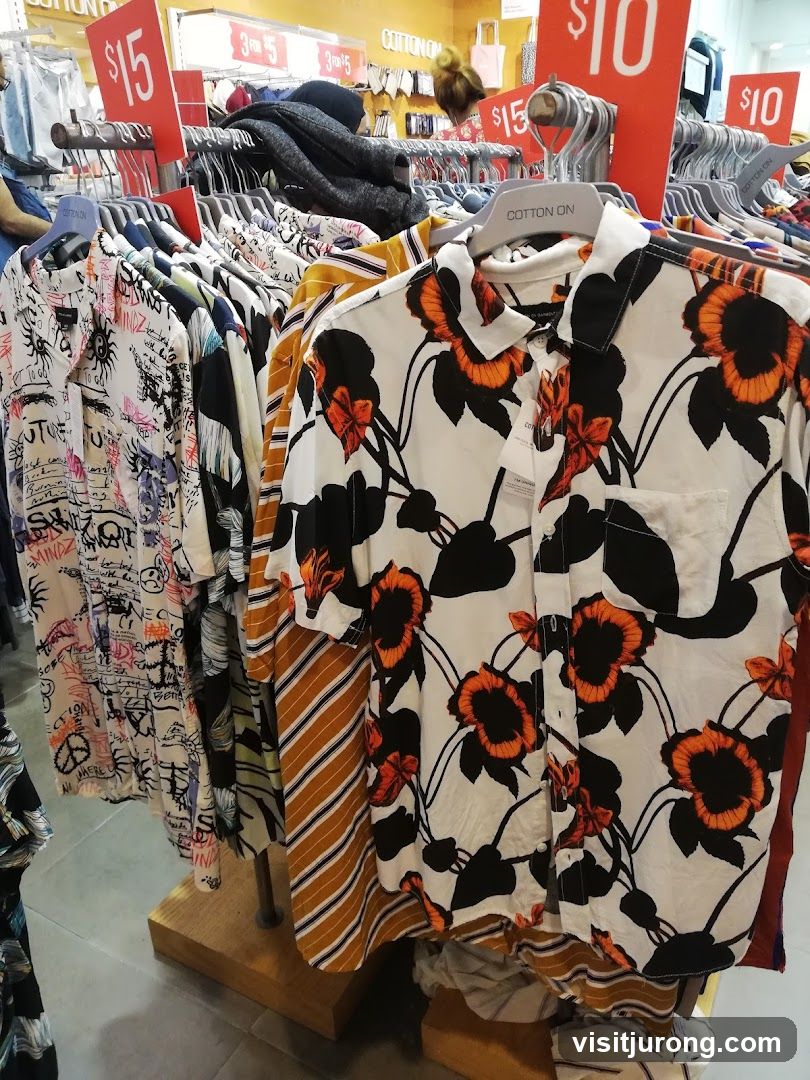 Cotton On Shirts on Display