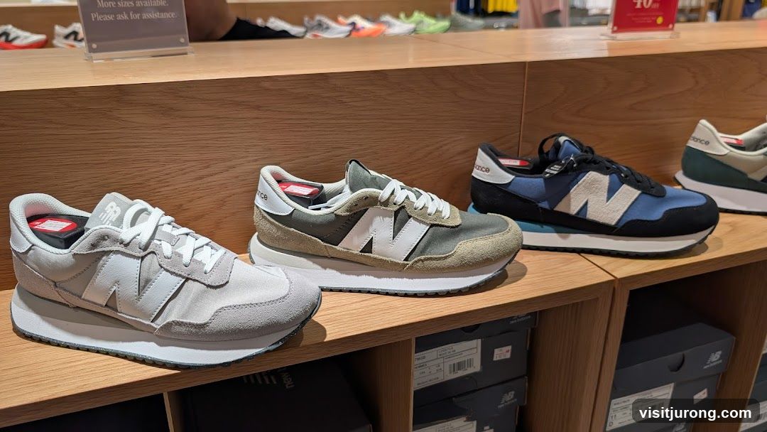 New Balance Sneakers Display
