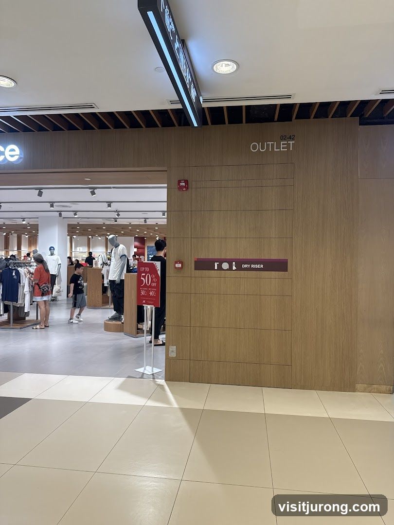 Outlet Store Entrance