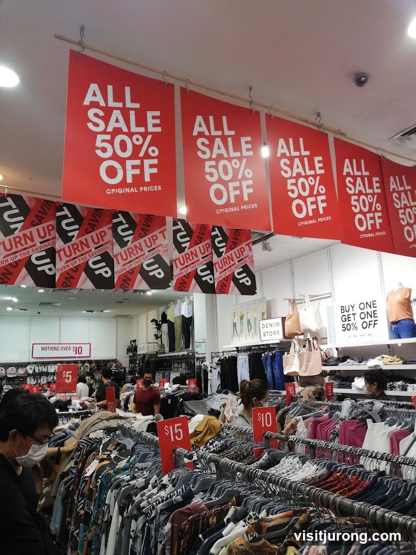 Clothing store sale