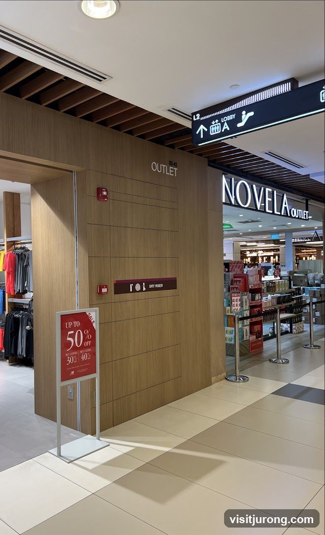 Outlet Store Entrance