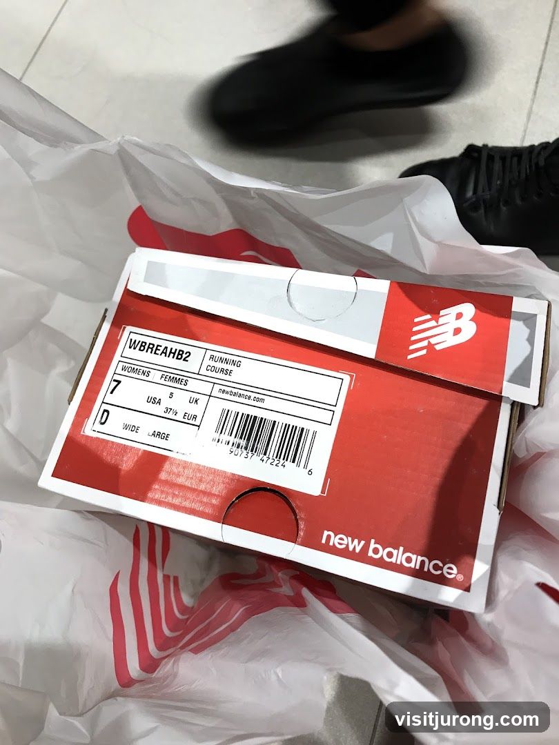 New Balance Shoe Box