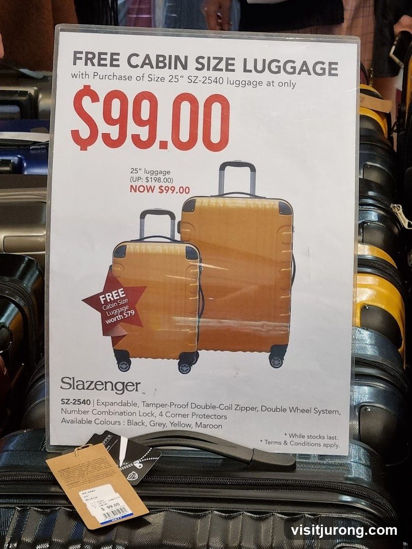 Luggage Sale Advertisement