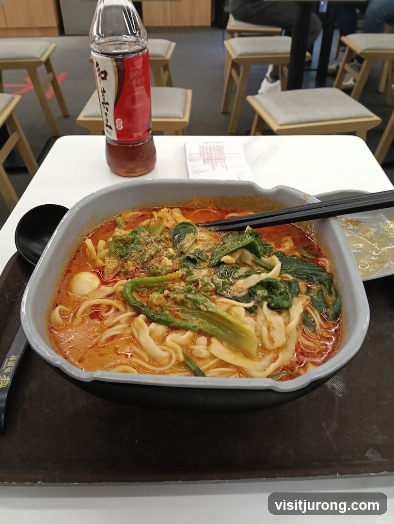 Noodle Soup with Drink