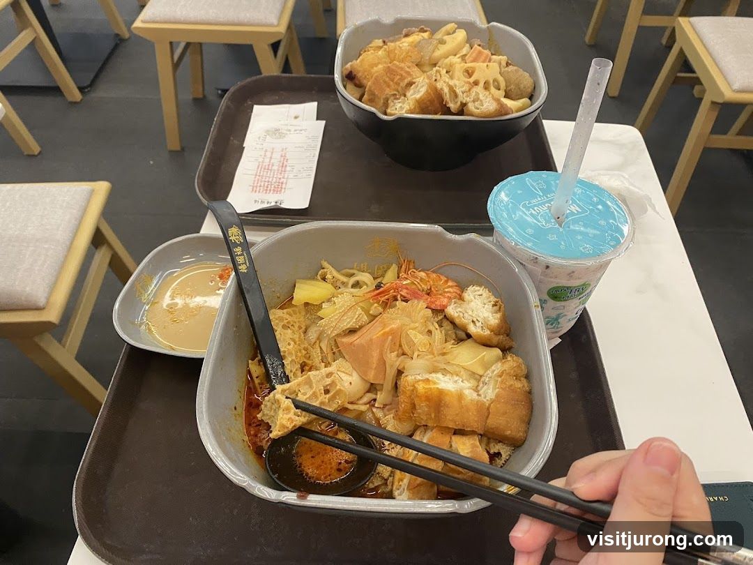 Spicy Noodle Bowl and Drink