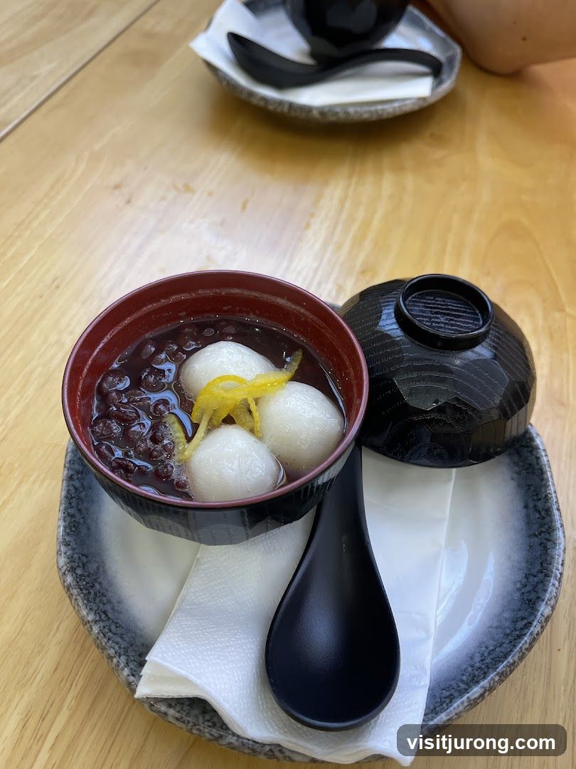 Red Bean Soup with Mochi