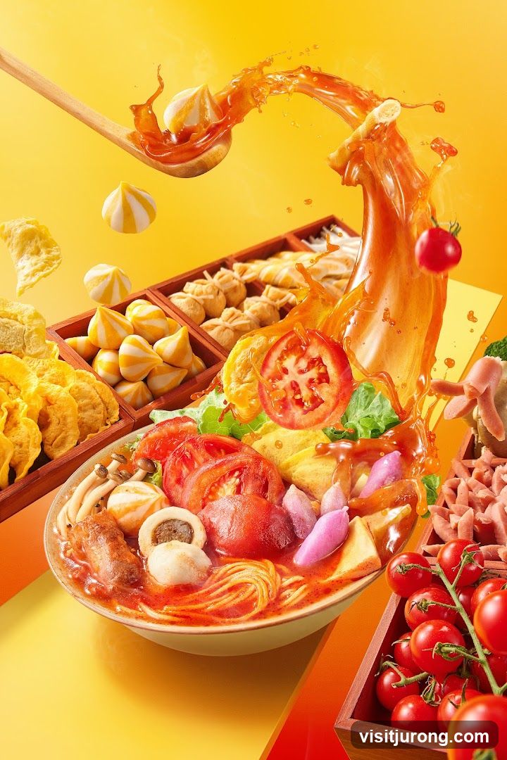 Hot Pot Ingredients Splash