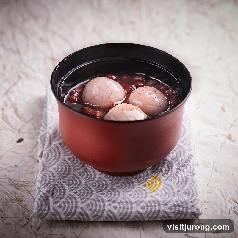 Red Bean Soup with Mochi Balls