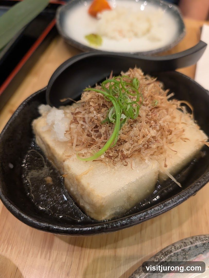 Fried Tofu with Toppings