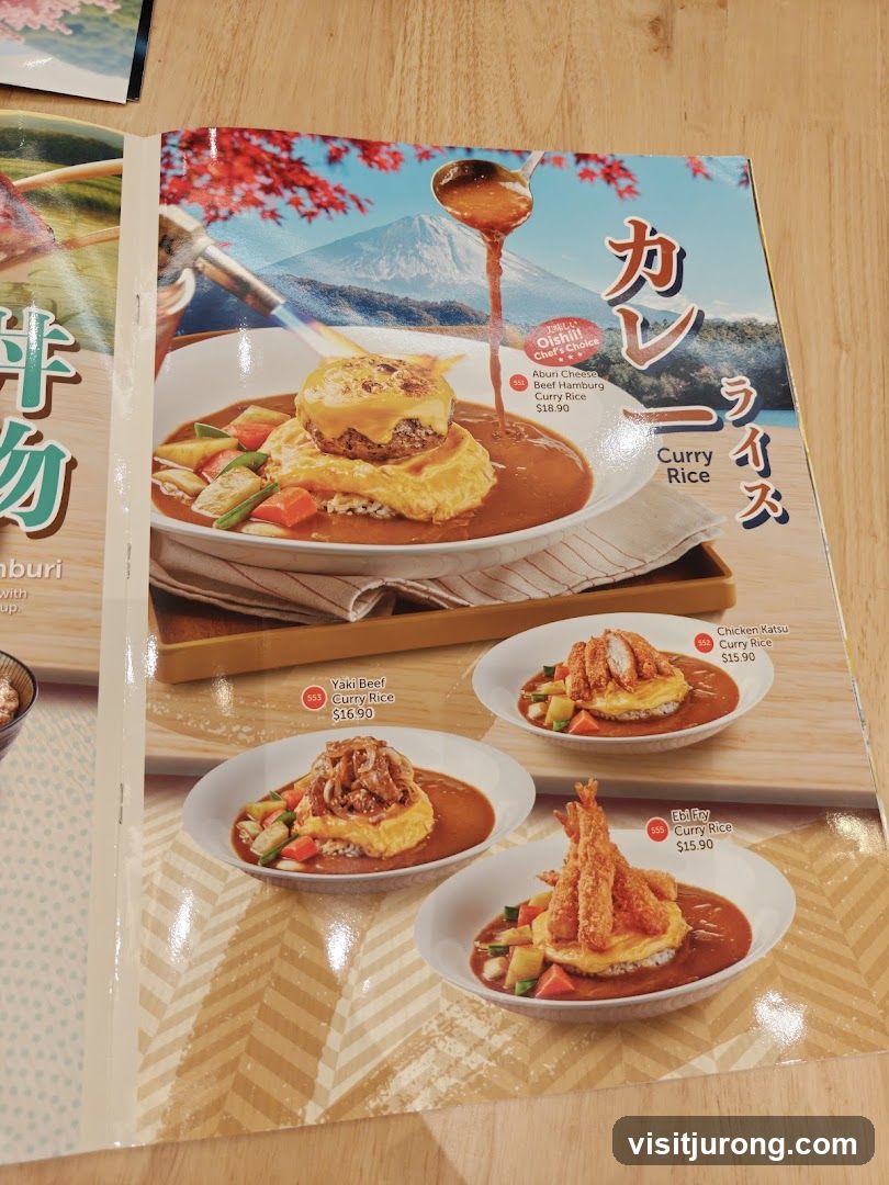 Curry Rice Menu