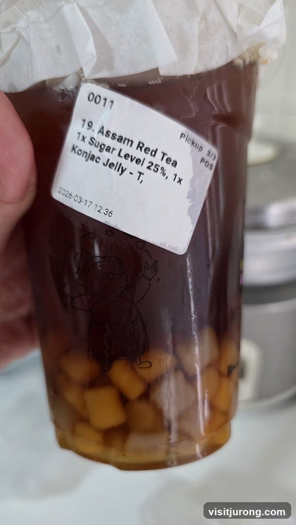 Assam Red Tea with Konjac Jelly