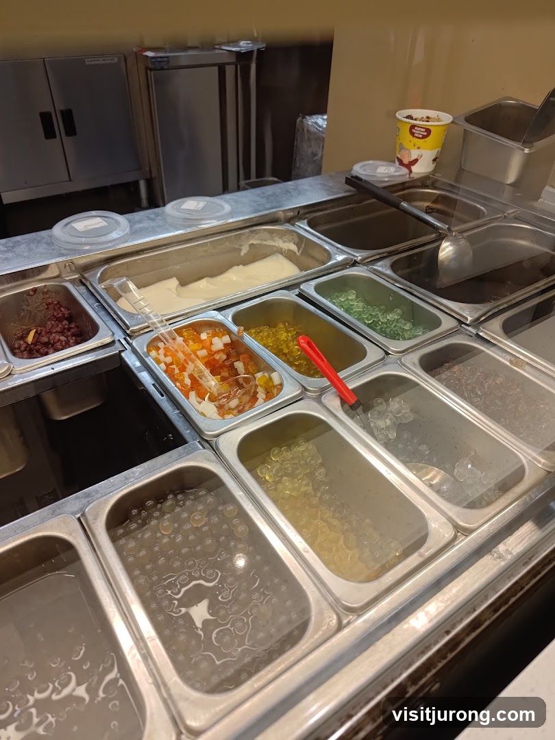 Dessert Toppings Bar