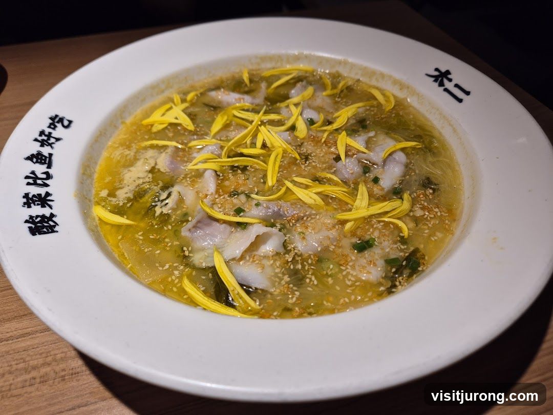 Fish Soup with Yellow Petals