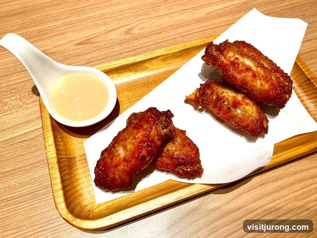 Chicken Wings with Dip