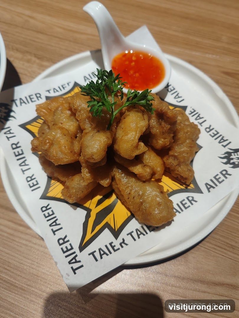 Fried Food with Dipping Sauce